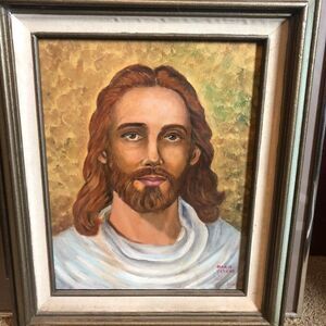 Original Art By Maria Yatros Oil Painting "Jesus"